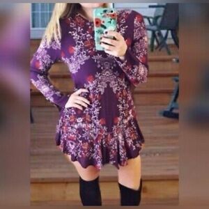 Free People Mini Back-out Dress